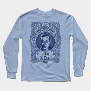 Julio de Caro in Blue Long Sleeve T-Shirt